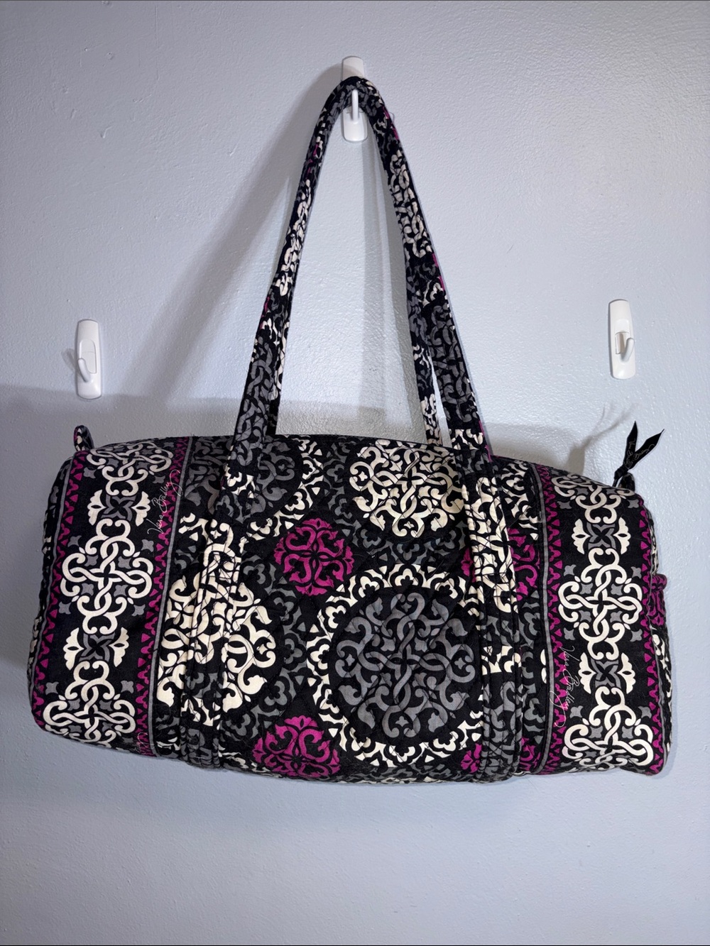 VERA BRADLEY quilted weekender duffle